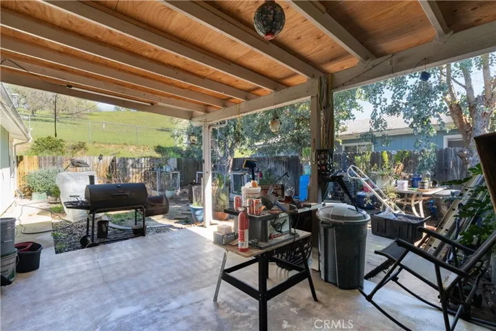Backyard patio