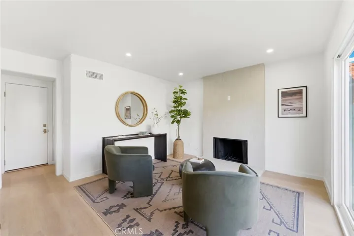 The family room with the 2nd fire place.