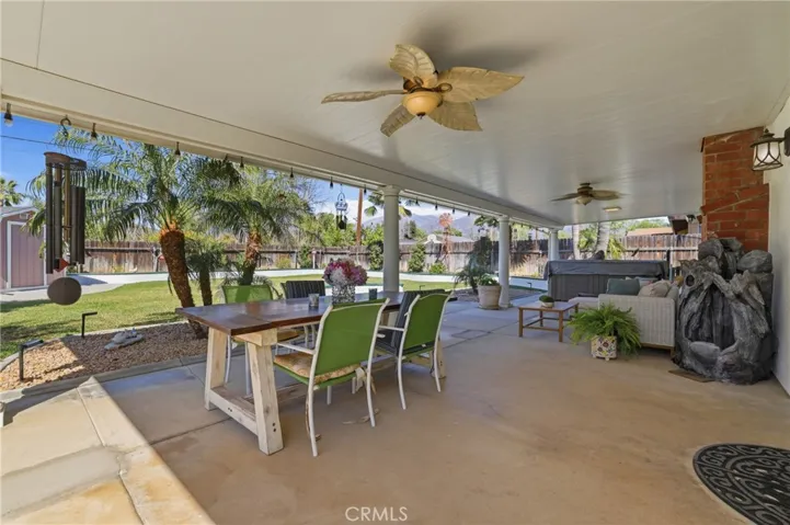 Huge patio space