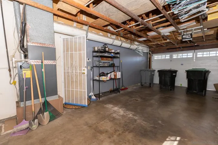Attached extended 1-car garage.