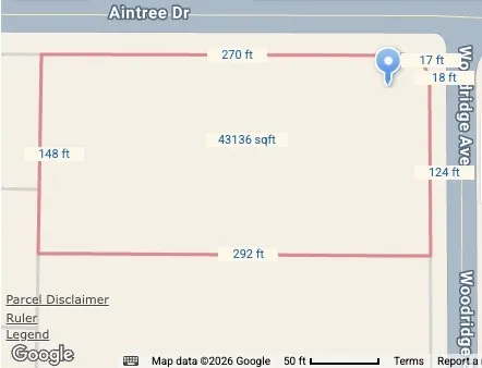 Approximate lot dimensions