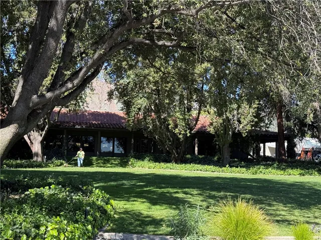 Gorgeous landscape in front of clubhouse