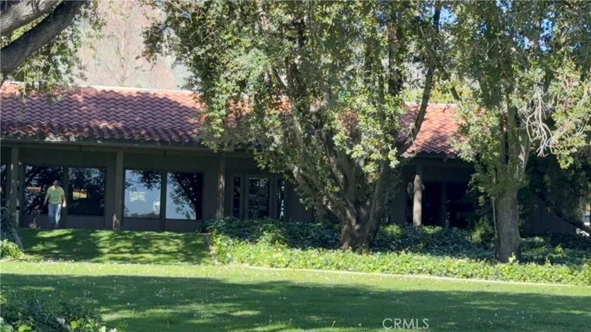 Gorgeous landscape in front of clubhouse