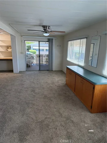 Living room with built ins