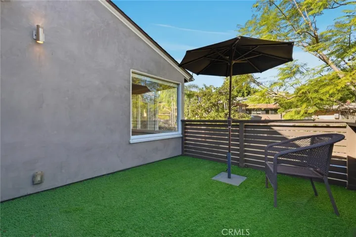 Fence Enclosed Front Patio/Porch From Other Direction
