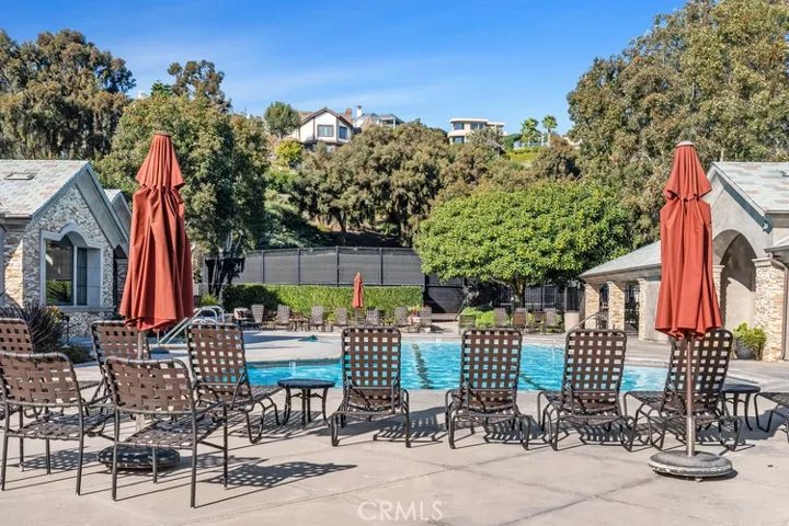 Located very close to the house.