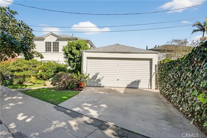 1230 Edris two car garage and driveway.