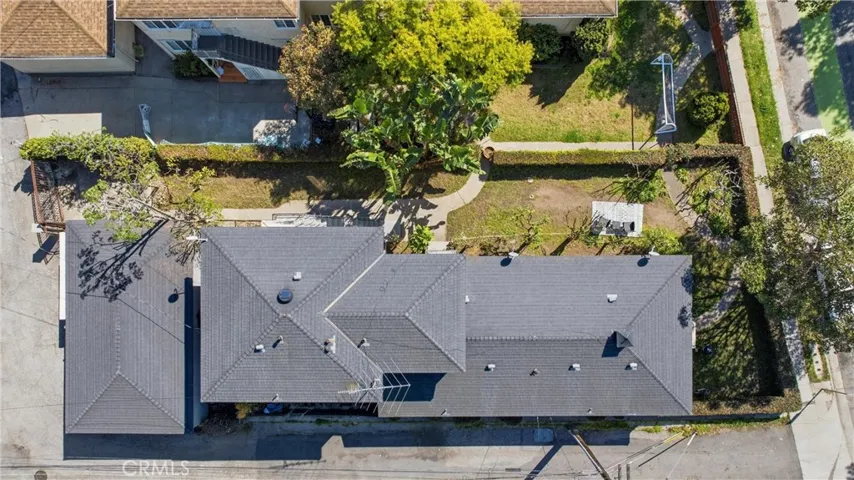 View of the Roof and Side Grass Area