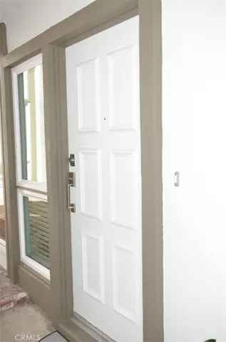 Front door - wide with low threshold