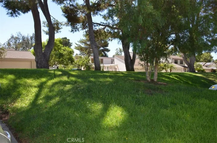 Beautiful green belt in front of home