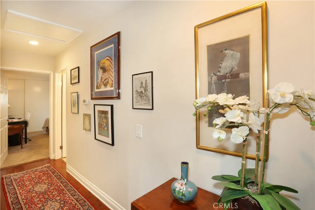 Hallway leading into the secondary bedroom.