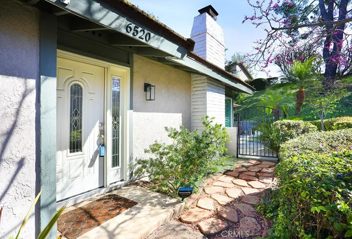 Front door and backyard gate.