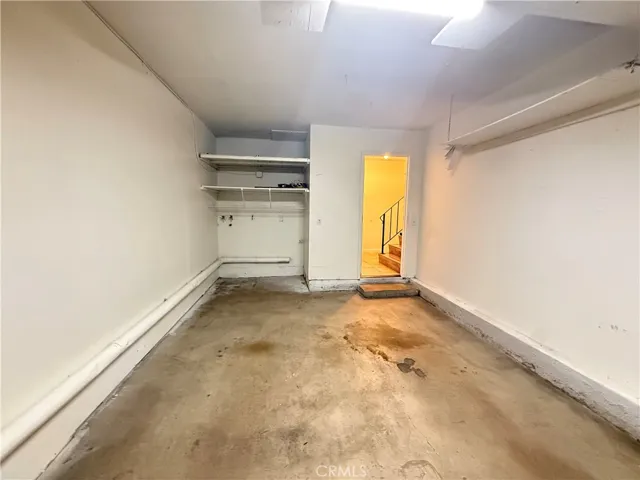 Laundry hook up in a garage