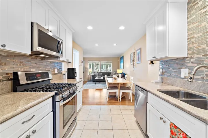 Updated, open kitchen
