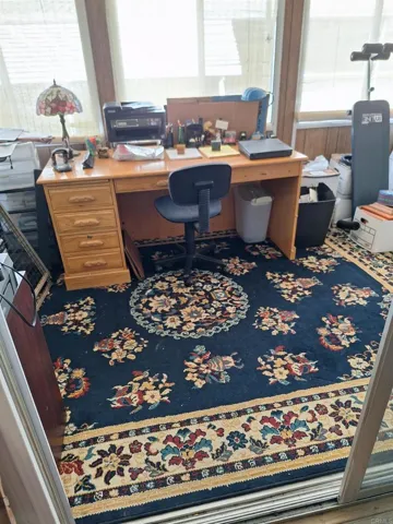 18 X 8 California Room being used as an office.