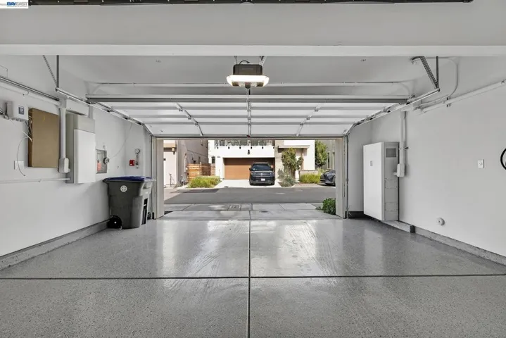 2-car epoxy garage