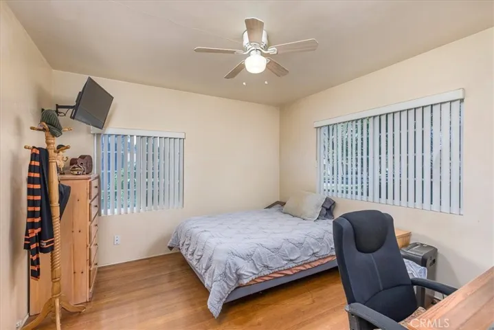 Bedroom at the front of the house.
