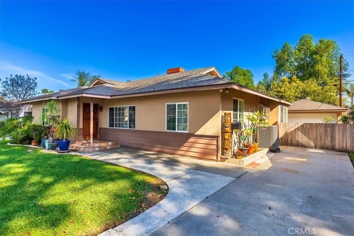 Front entrance and driveway