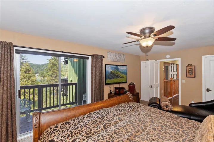 Private primary bedroom deck