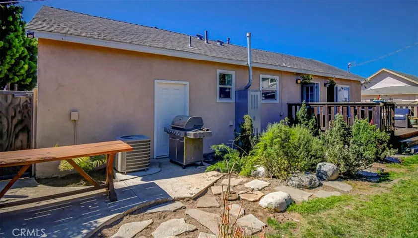 From Backyard facing garage