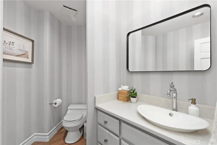 Guest powder room!