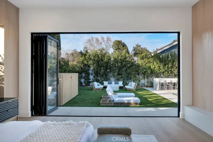 backyard view from master bedroom