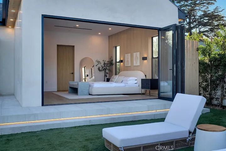 master bedroom from the yard