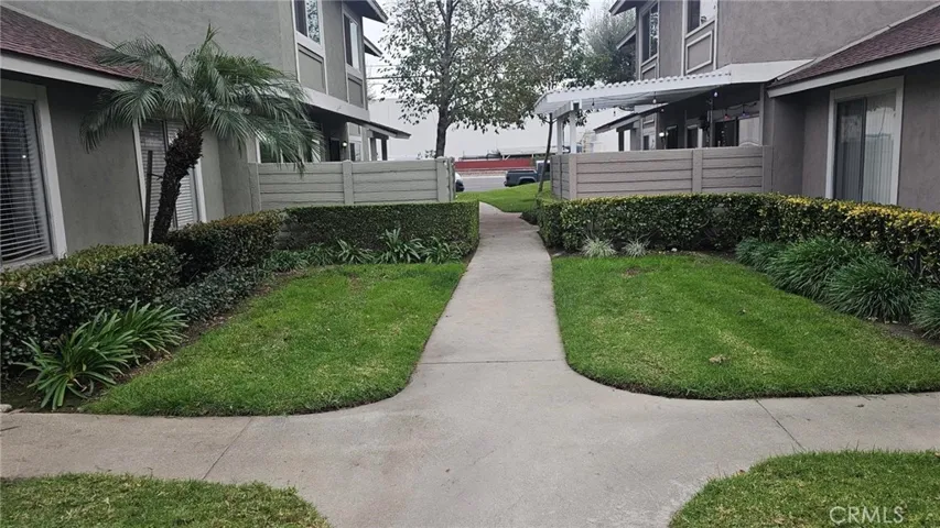 Courtyard in front of Condo