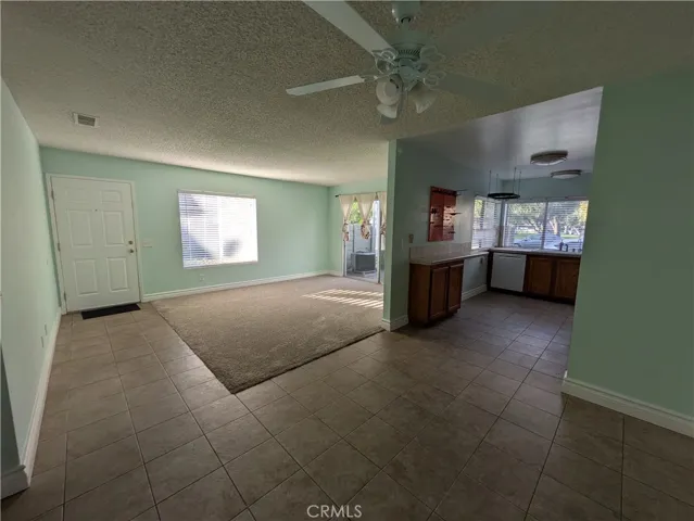Entry-Living Room-Kitchen from Dining Area View