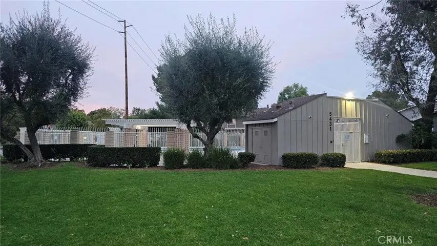 Grass and Pool Area