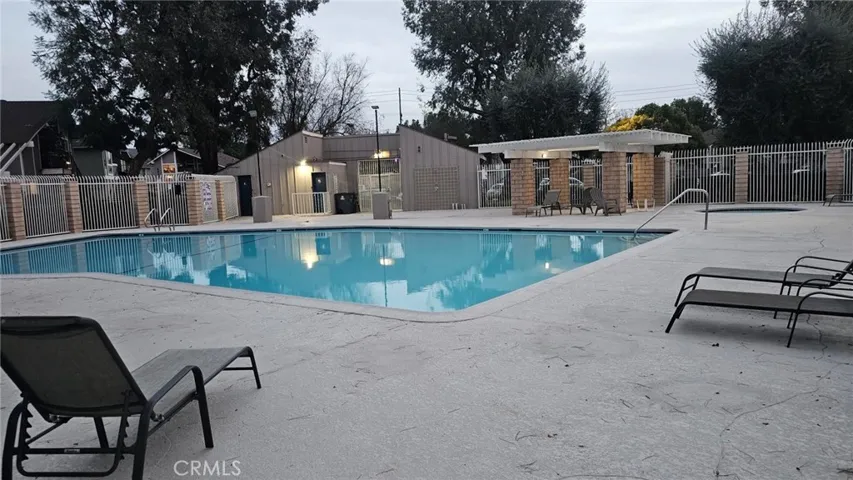 Pool Area with Pool, Jacuzzi, and Shower, Pool House