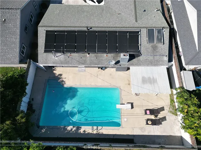 Solar Panels on Roof.