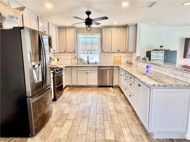 Open concept kitchen