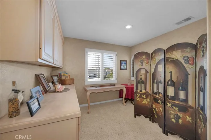 Another upstairs space that would be a great home office or nursery
