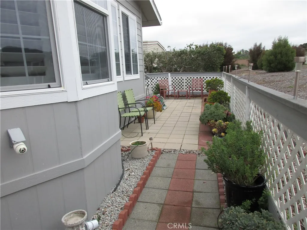 Backyard Patio.
