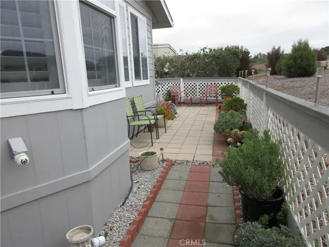 Backyard Patio.