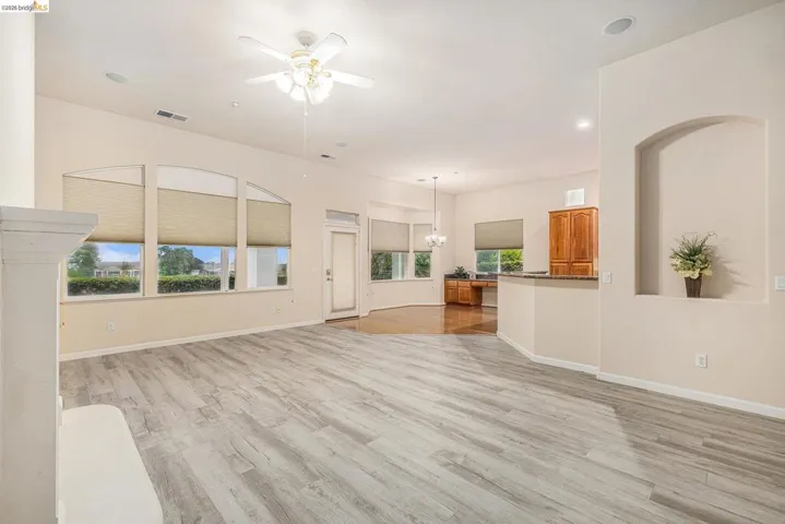 Family Room view to Kitchen Nook