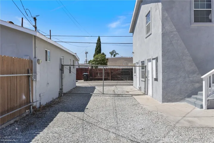 Lot towards rear / alley