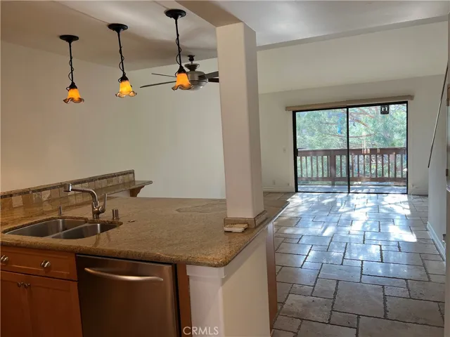 Open to living room and open to balcony