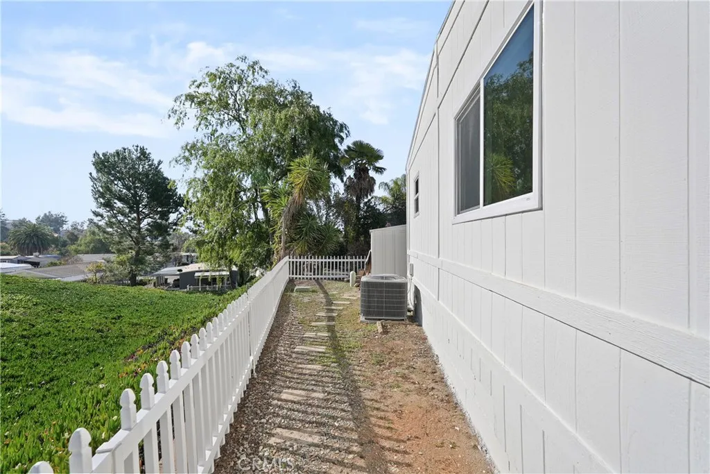 Back of home, there is a green space/green belt