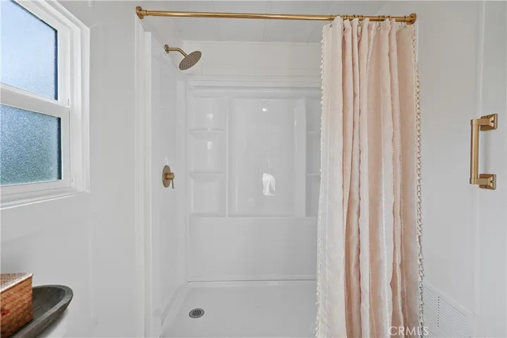 Brand new shower and new larger window installed!