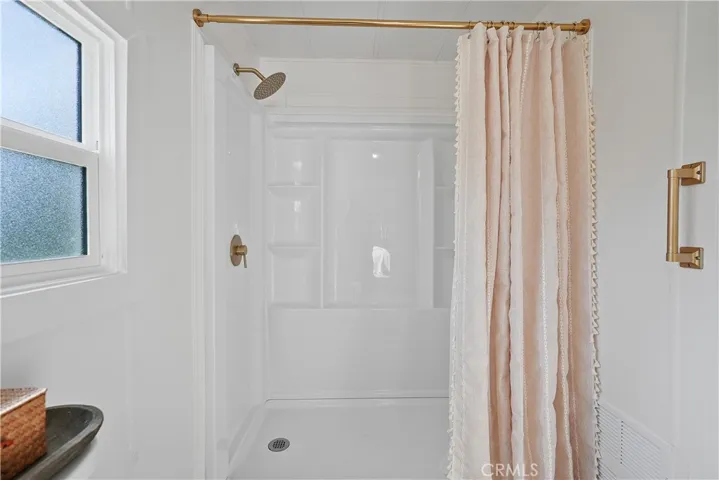 Brand new shower and new larger window installed!