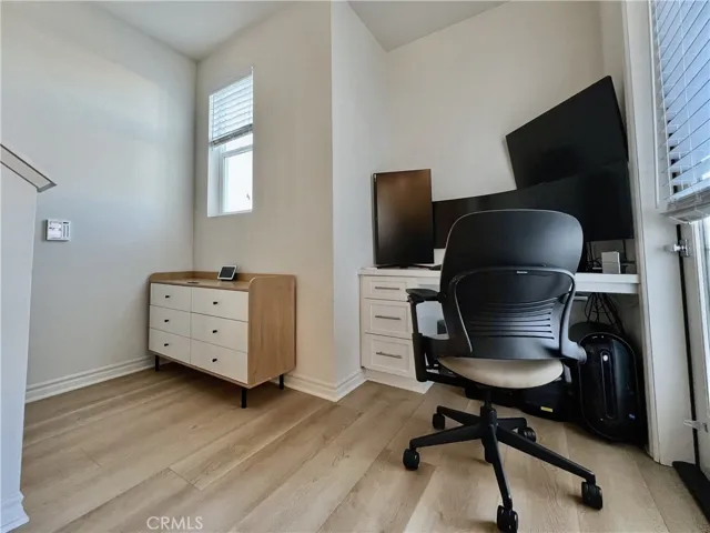Work nook with built in desk