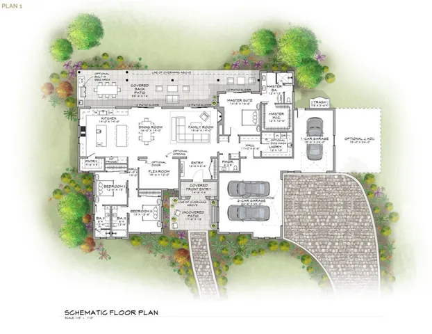 Plan 1 - 3,131 SF