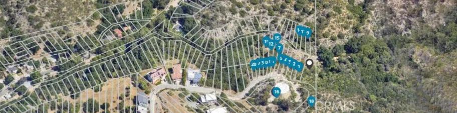 View of neighborhood from satelite