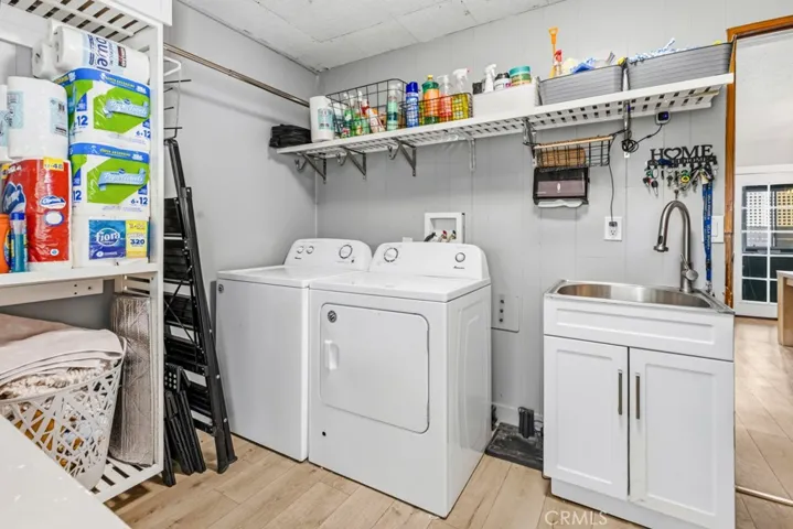 separate laundry room