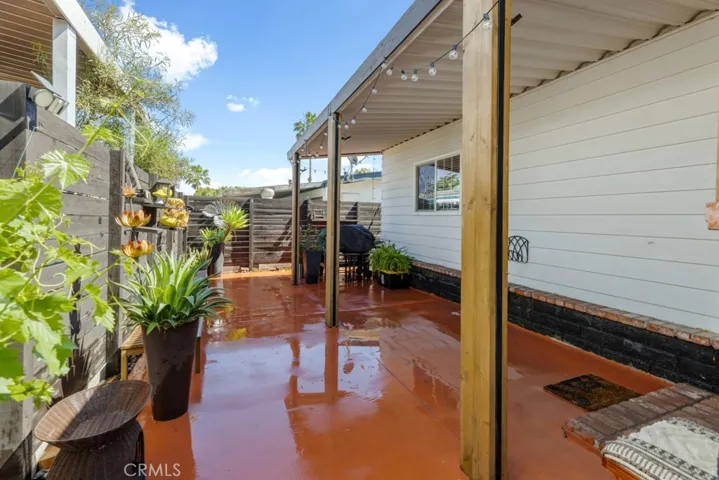 fully cemented backyard