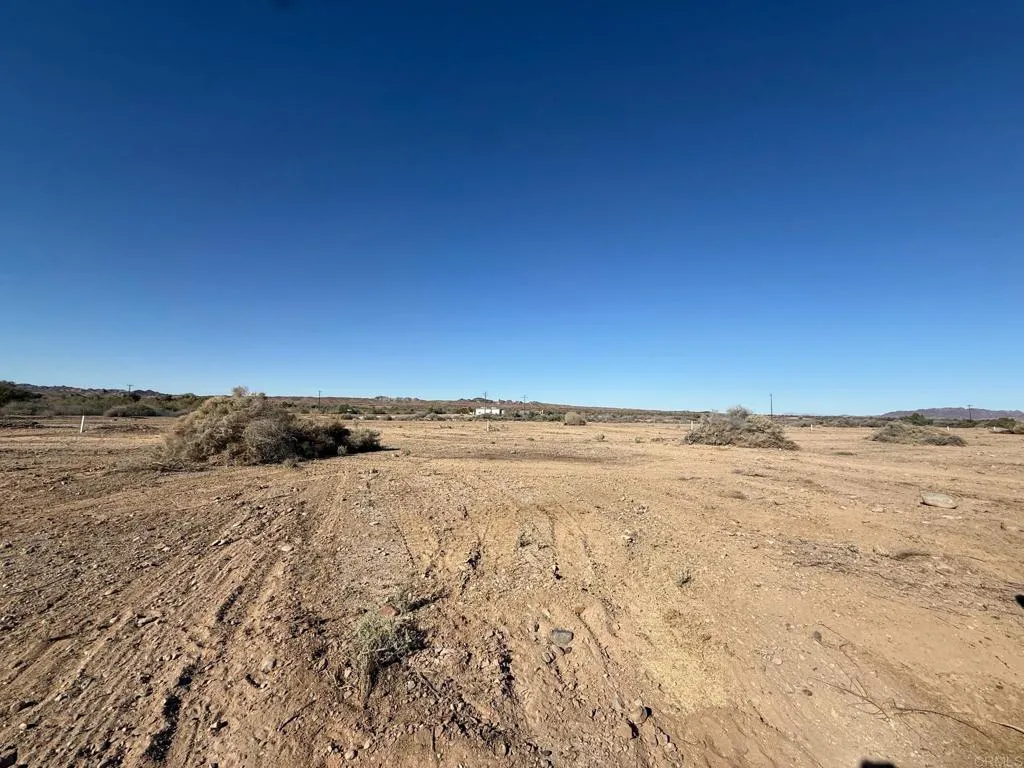 Looking west. Level lot