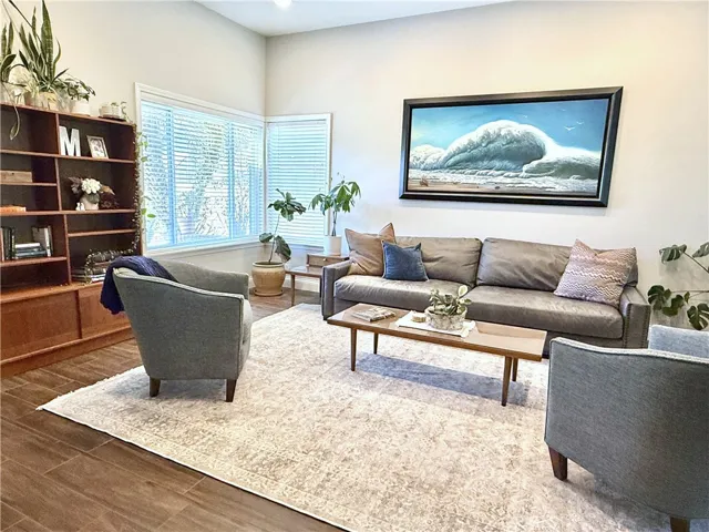 Living room off the entry