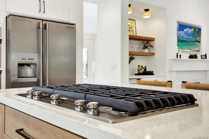 Image on television is digitally altered